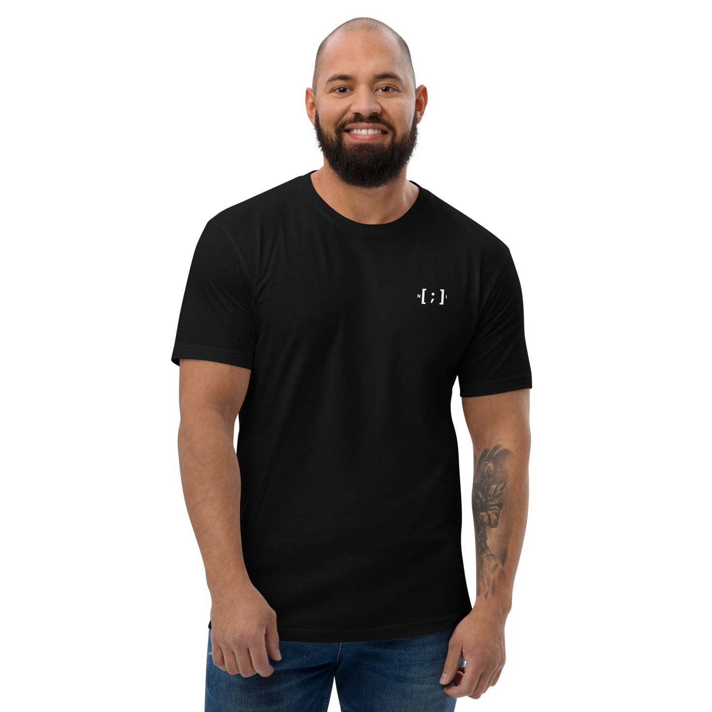 Simple Logo (White) - Short Sleeve T-shirt