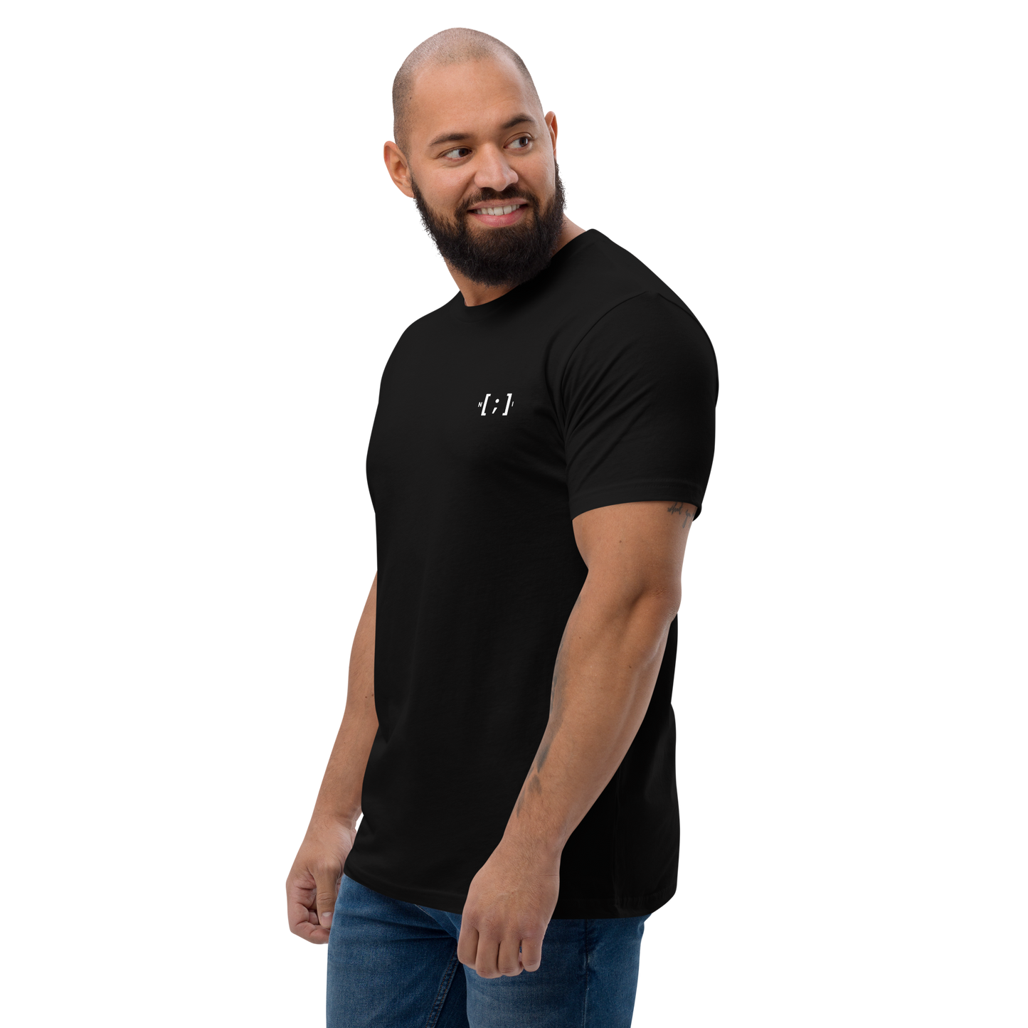 Simple Logo (White) - Short Sleeve T-shirt