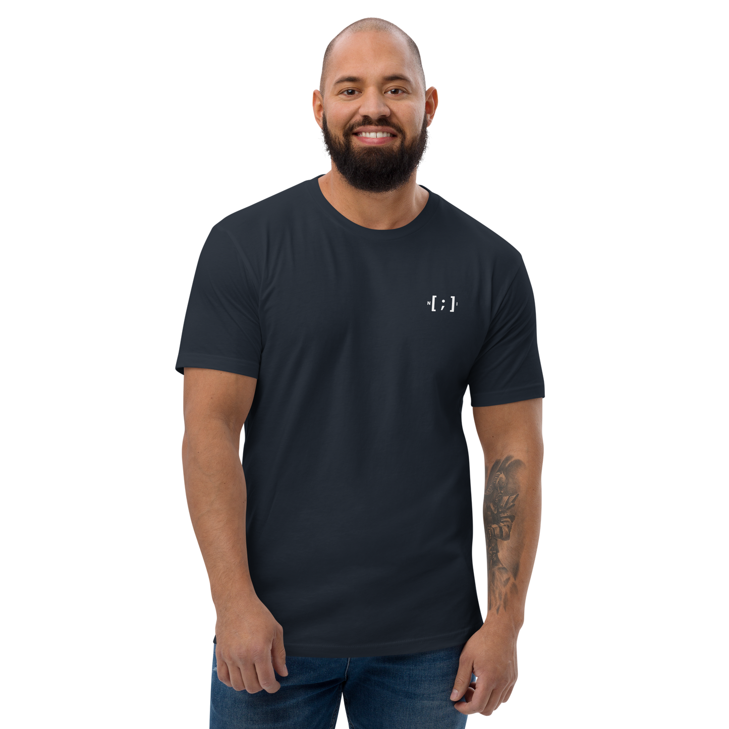 Simple Logo (White) - Short Sleeve T-shirt