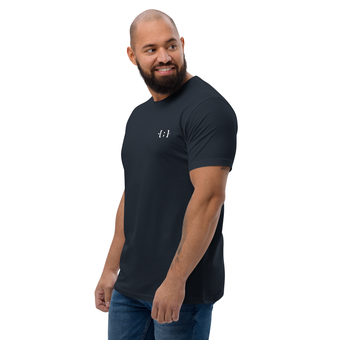 Simple Logo (White) - Short Sleeve T-shirt
