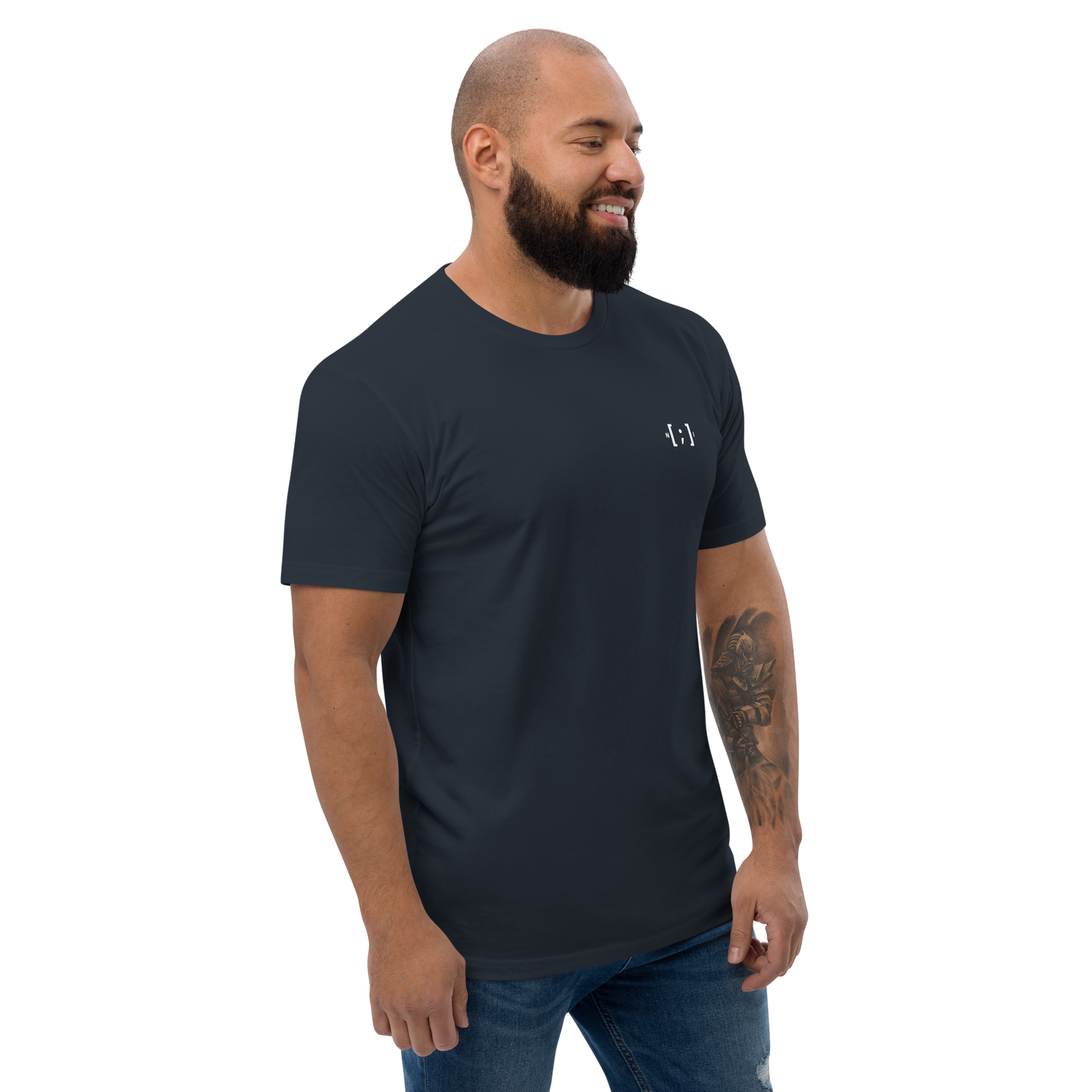 Simple Logo (White) - Short Sleeve T-shirt