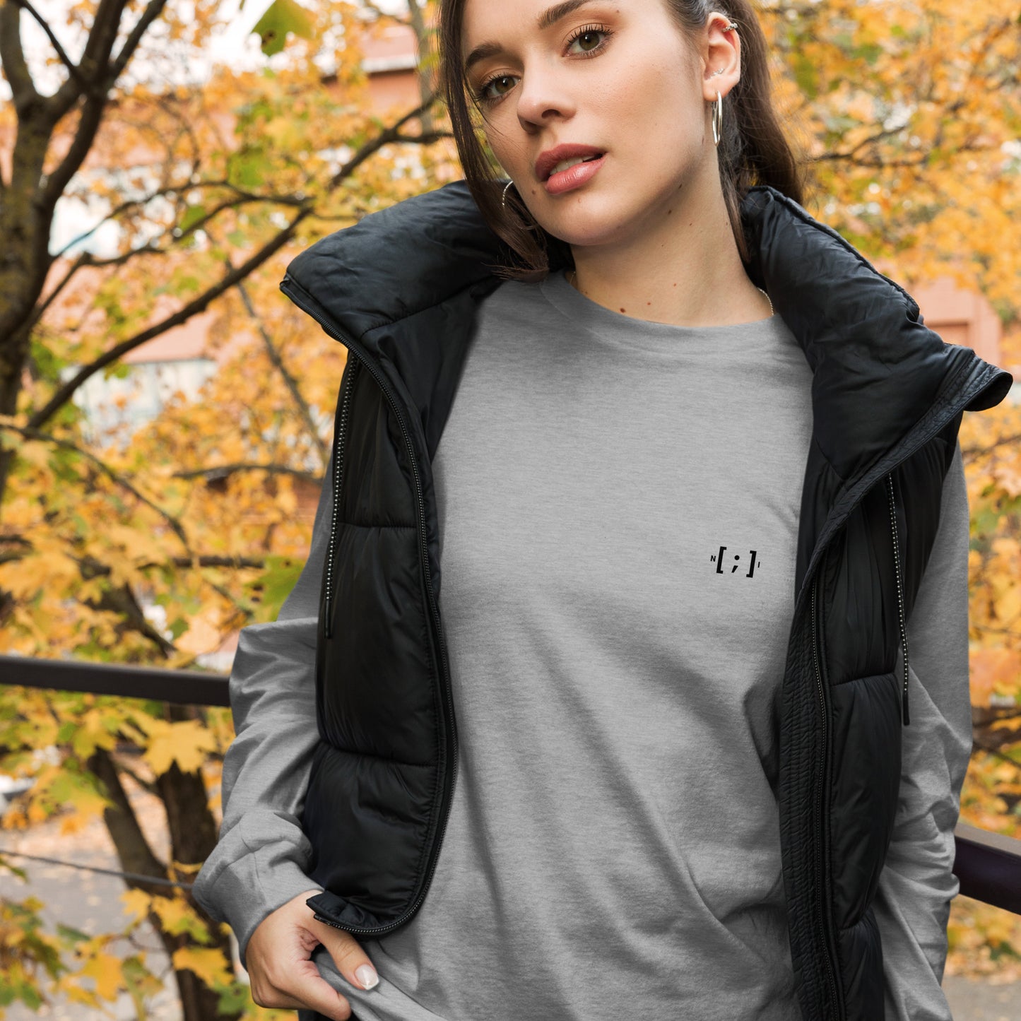 Unisex Long Sleeve Tee - Simple Logo