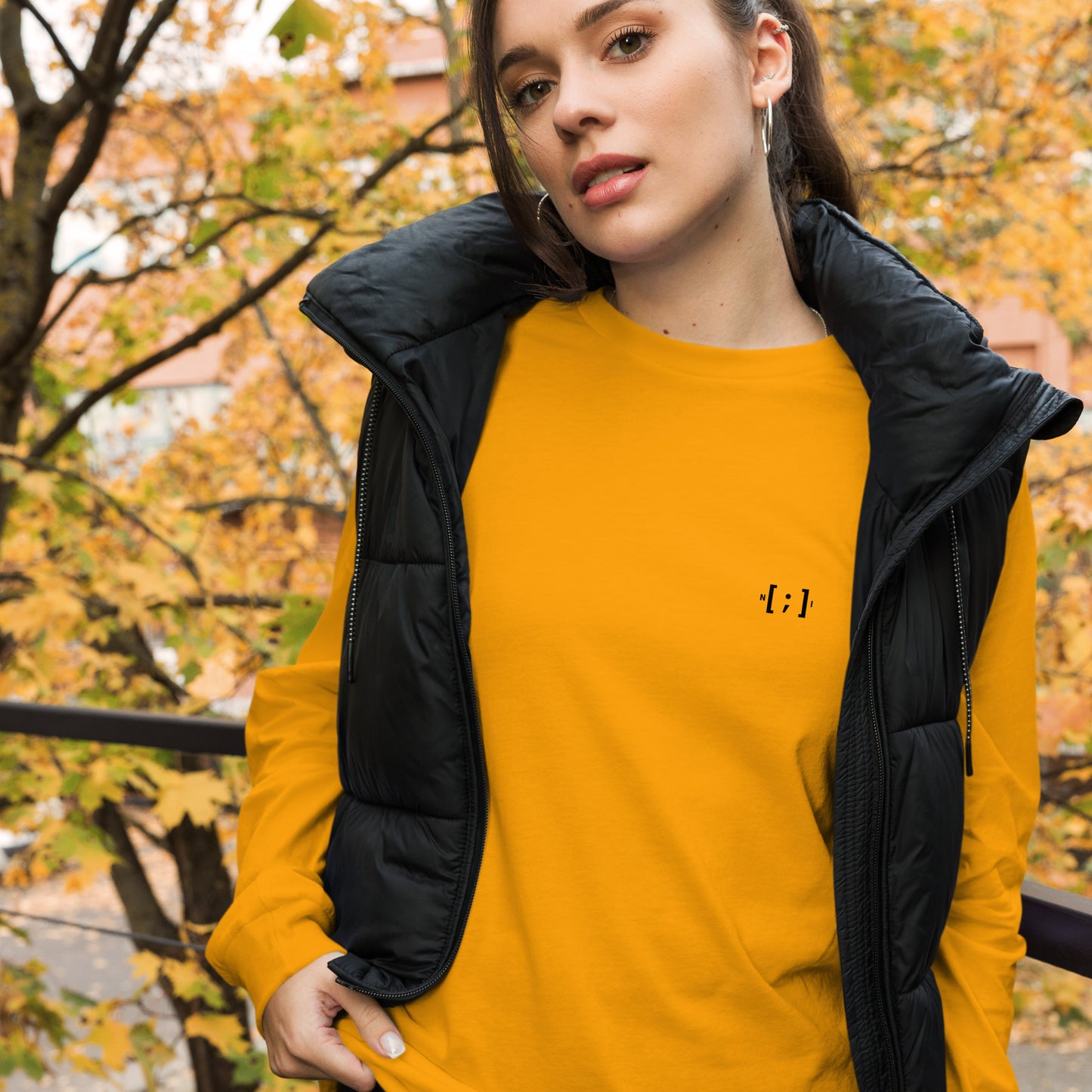 Unisex Long Sleeve Tee - Simple Logo