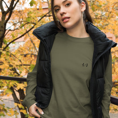 Unisex Long Sleeve Tee - Simple Logo