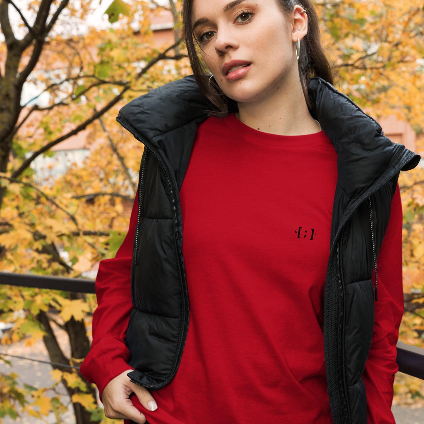 Unisex Long Sleeve Tee - Simple Logo