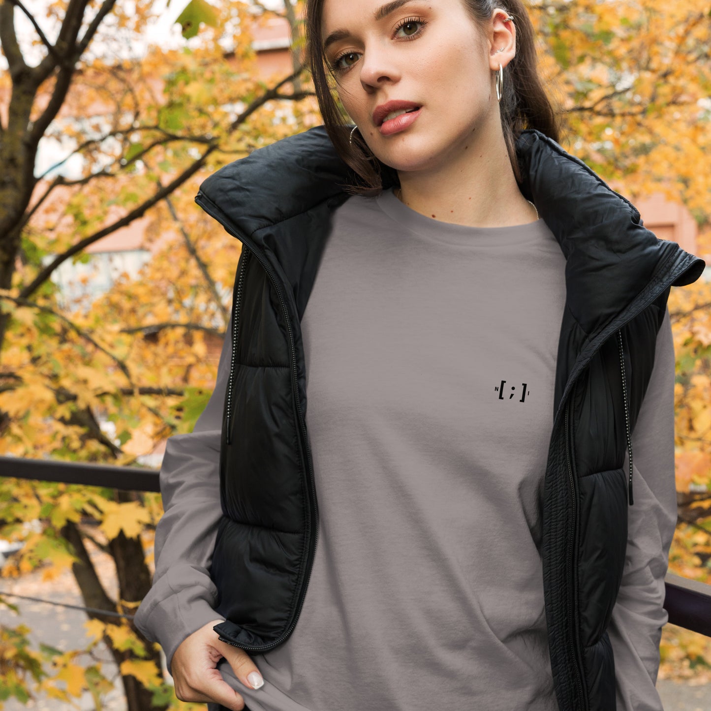 Unisex Long Sleeve Tee - Simple Logo