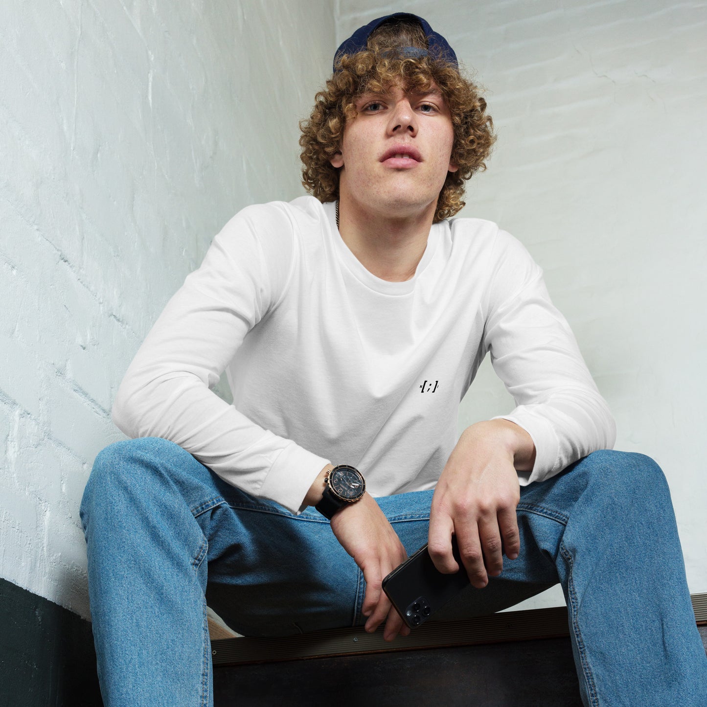 Unisex Long Sleeve Tee - Simple Logo